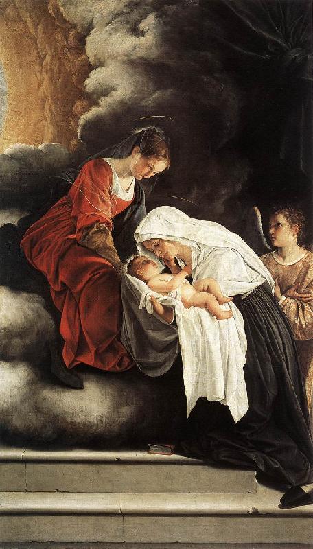 GENTILESCHI, Orazio The Vision of St Francesca Romana sdg